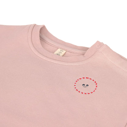 Lässig - Kinder Sweatshirt Heart smoke, rosa