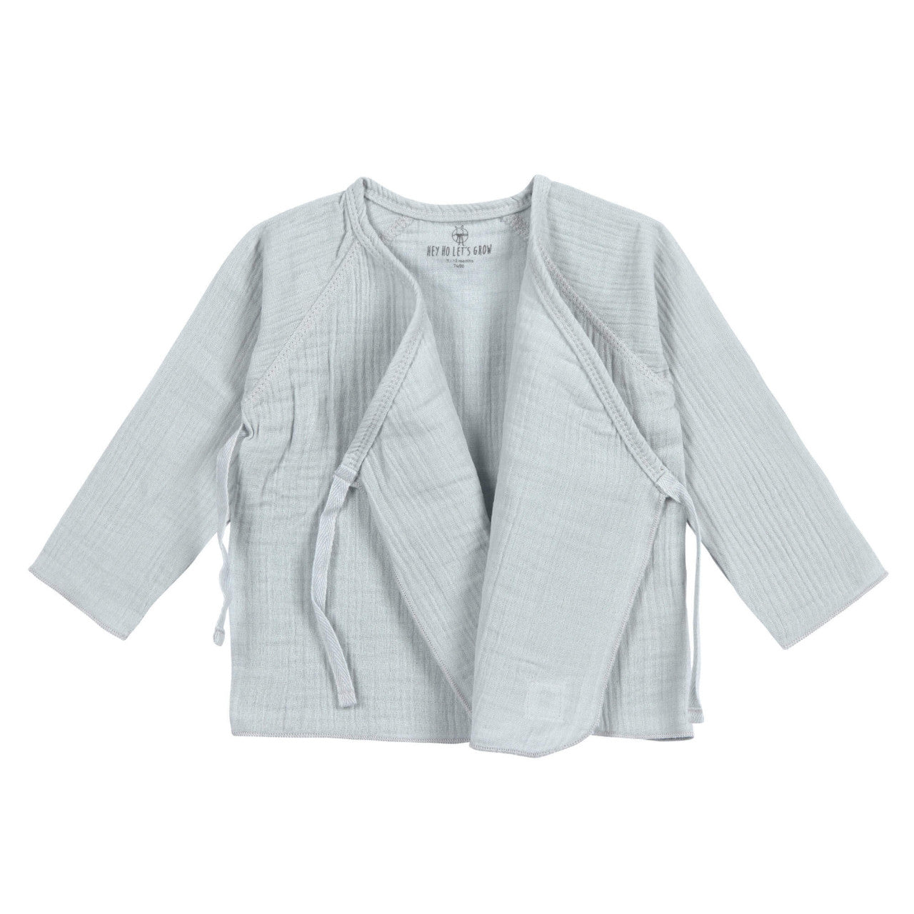 Lässig - Baby/ Kinder Muslin Wickelshirt hellblau