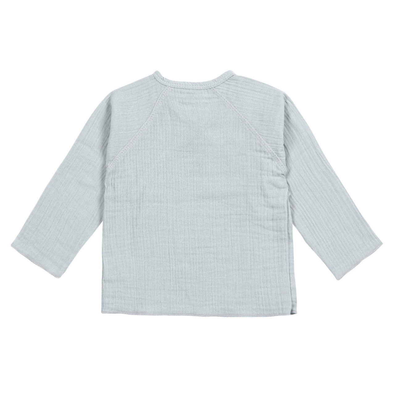 Lässig - Baby/ Kinder Muslin Wickelshirt hellblau