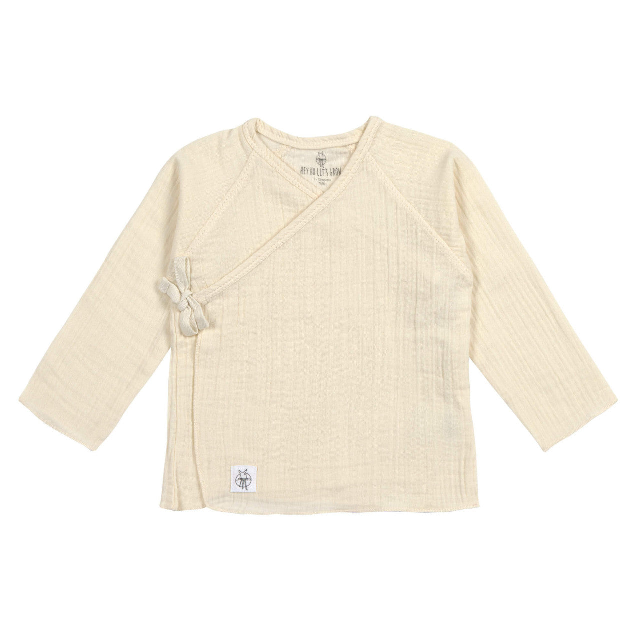 Lässig - Baby/ Kinder Muslin Wickelshirt vanilla