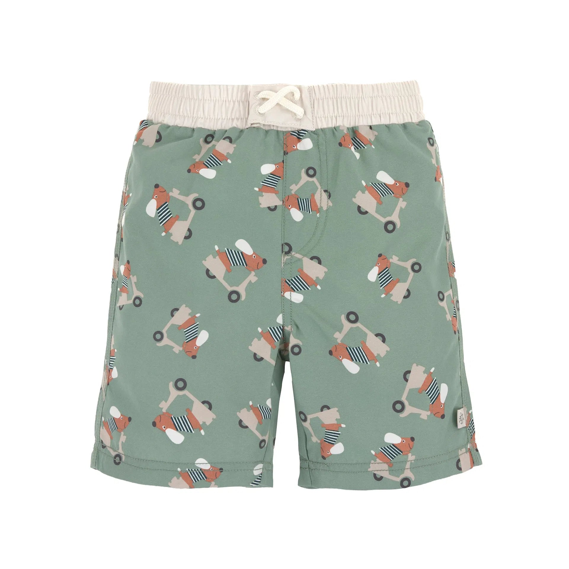 Lässig - Baby/Kinder Badehose Dackel grün