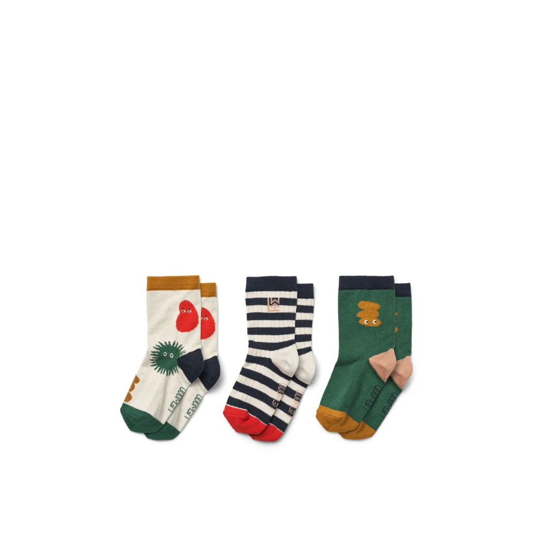 Liewood - Baby- Kindersocken Liewood Gang 3-er Pack