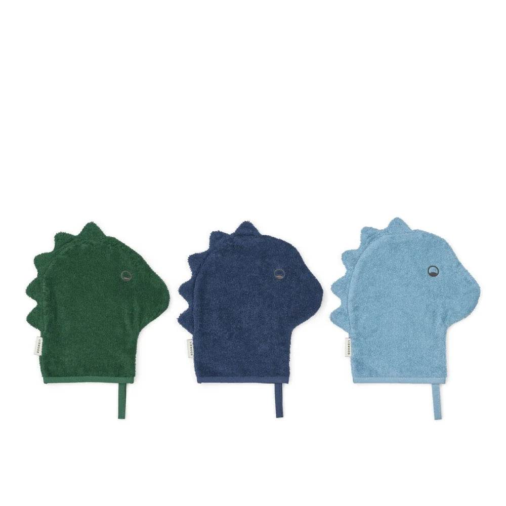 Liewood - Waschlappen 3er-Pack Baumwolle (Bio)