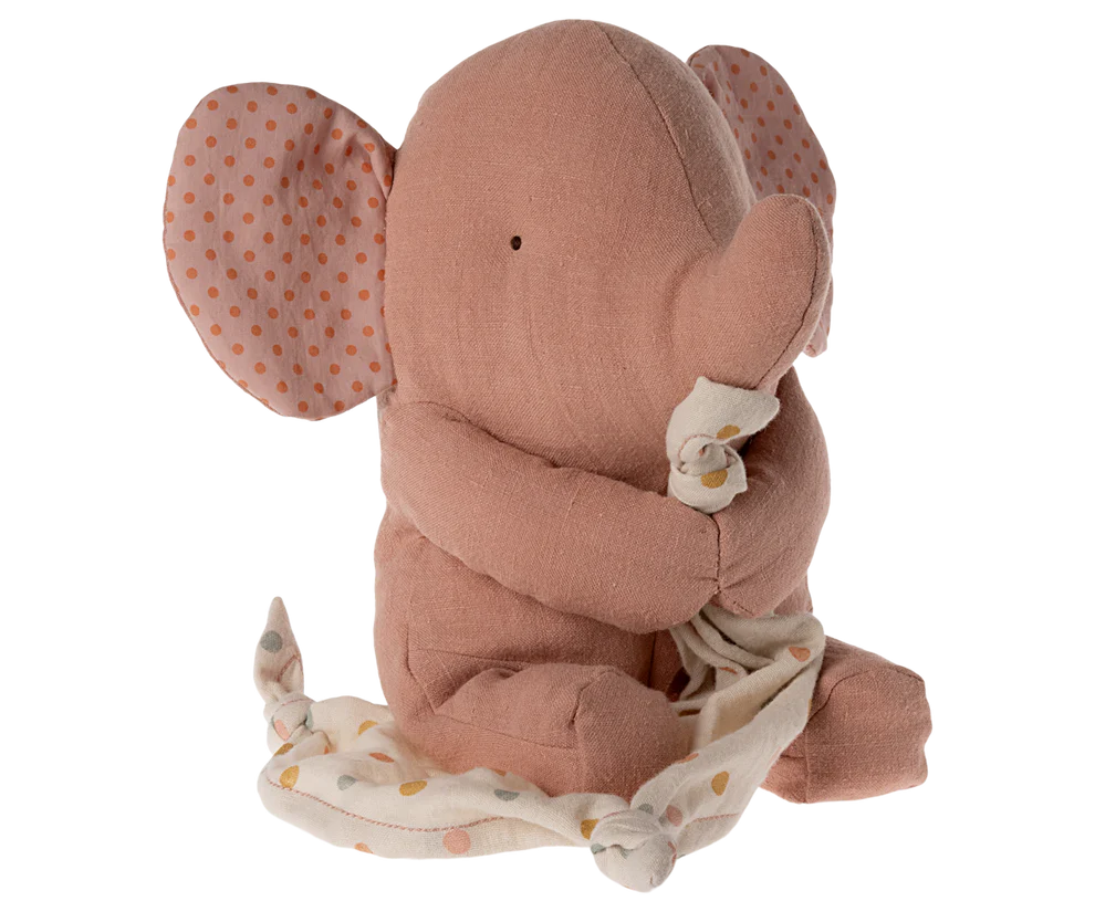 Maileg - Kuschelfreund & Spieluhr Elefant rosa