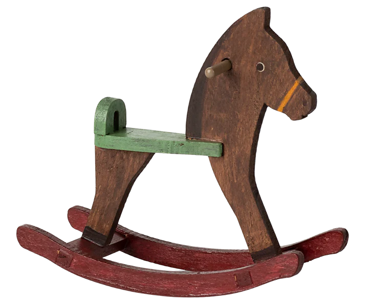 Maileg - Schaukelpferd für Mäuse in braun