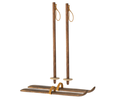 Maileg - Ski &amp; Skistöcke Maus für Kinder