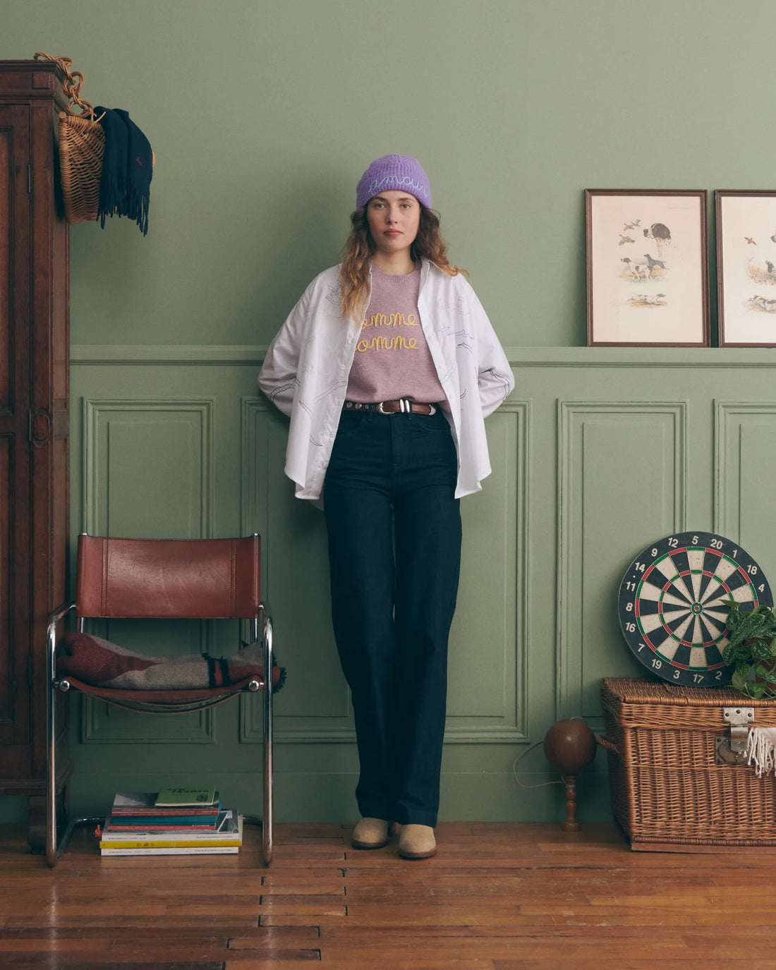 Maison Labiche Paris - Damen Cashmerepullover rosa