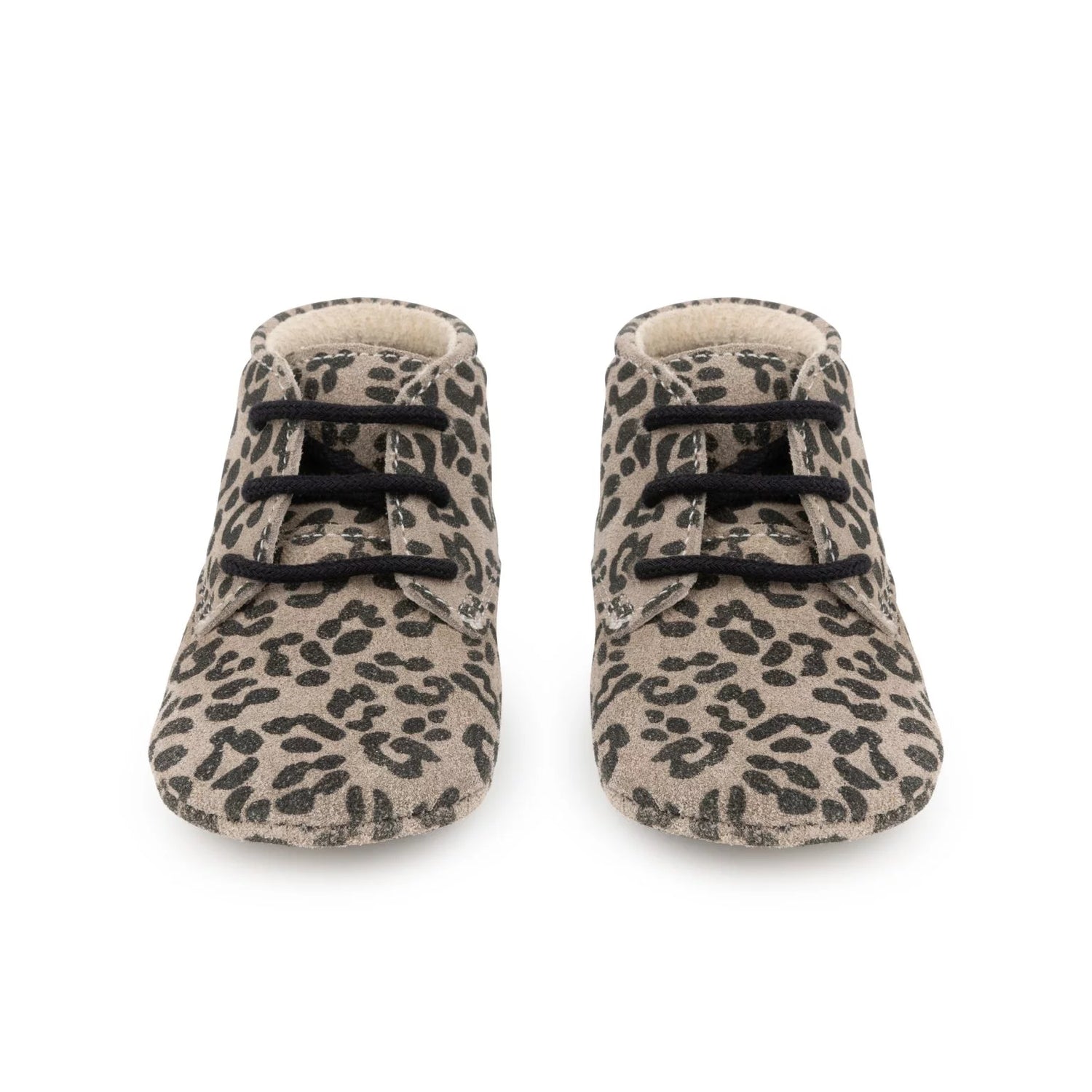 Mavies - Baby klassiche Stiefel Leo-Print grau