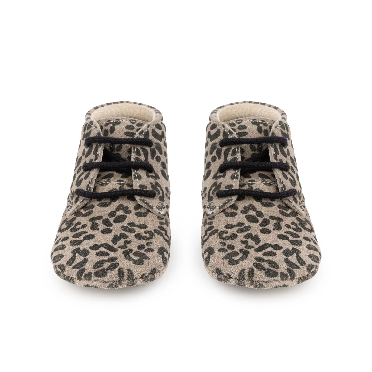 Mavies - Baby klassiche Stiefel Leo-Print grau