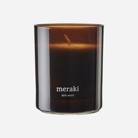 Meraki - Duftkerze Dark Wood