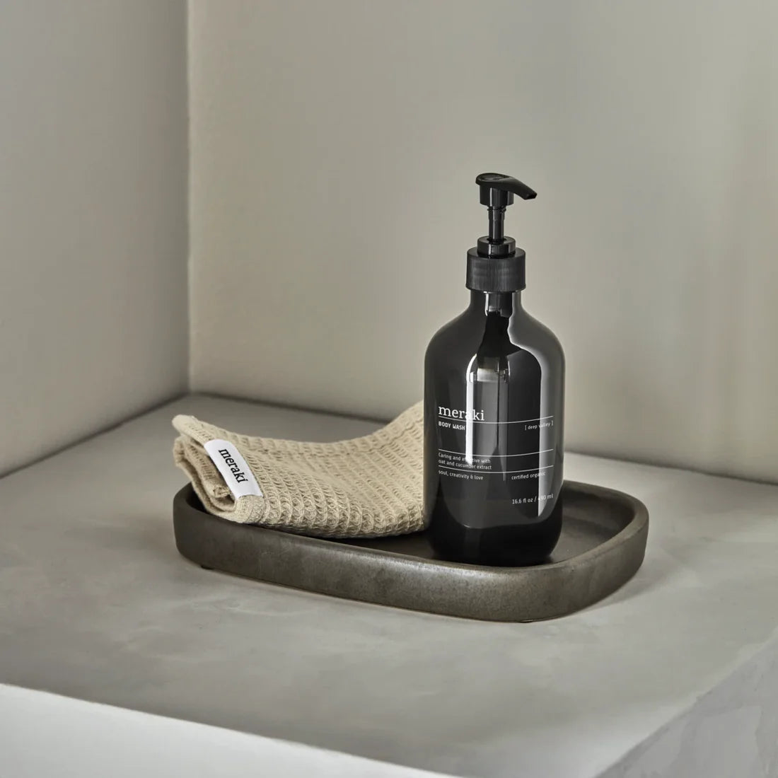 Meraki - Tablett dunkelgrau