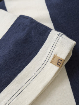 Minymo - Langarmshirt für Kinder in blau gestreift aus Baumwolle