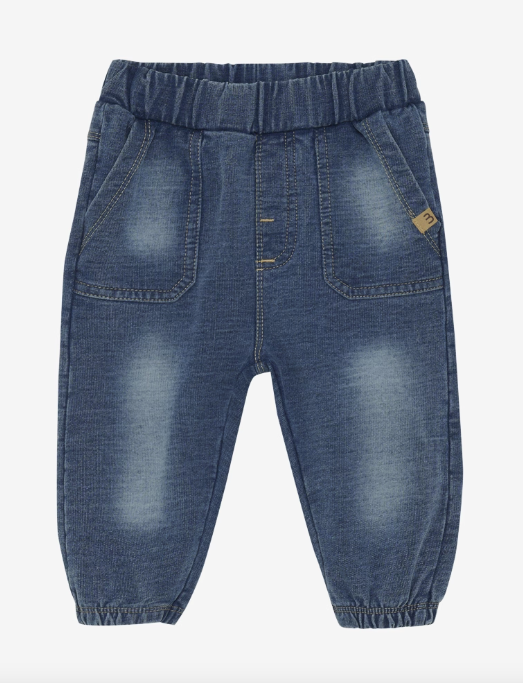 Schöne Jogginghose in Denim Optik für Mädchen und Jungen von Minymo. 