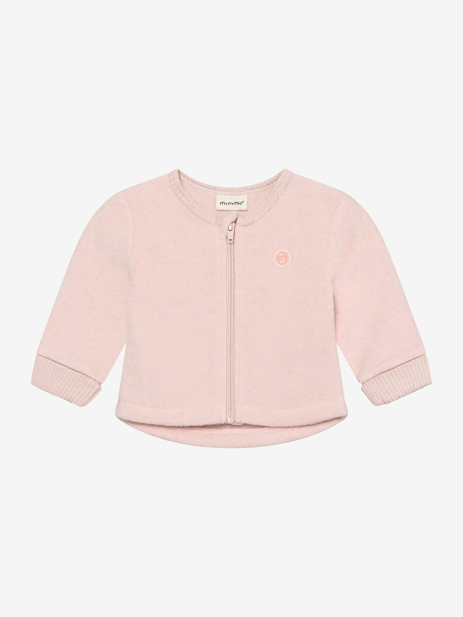Minymo - Baby Fleecejacke rosa