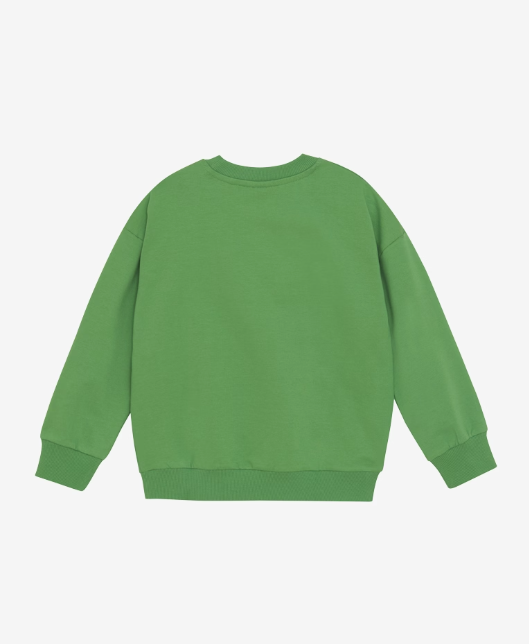 Minymo - Kinder Sweatshirt Good vibes grün