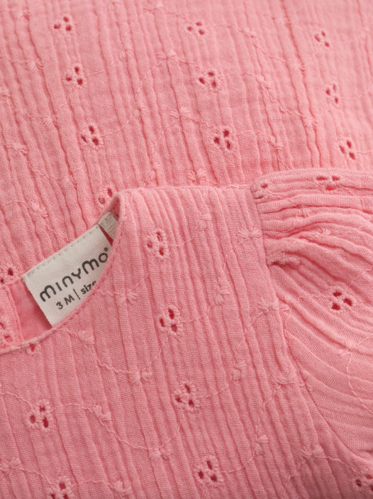 Minymo - Baby Kurzarmkleid rosa