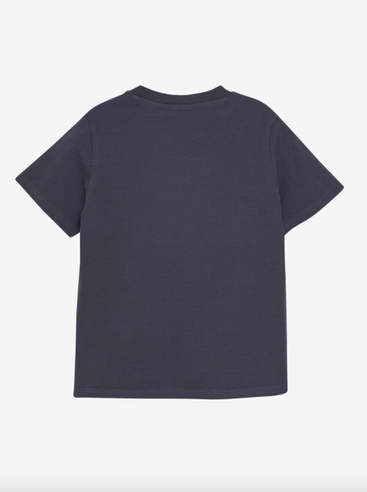 Minymo - Kinder T-Shirt LKW Aufdruck blau