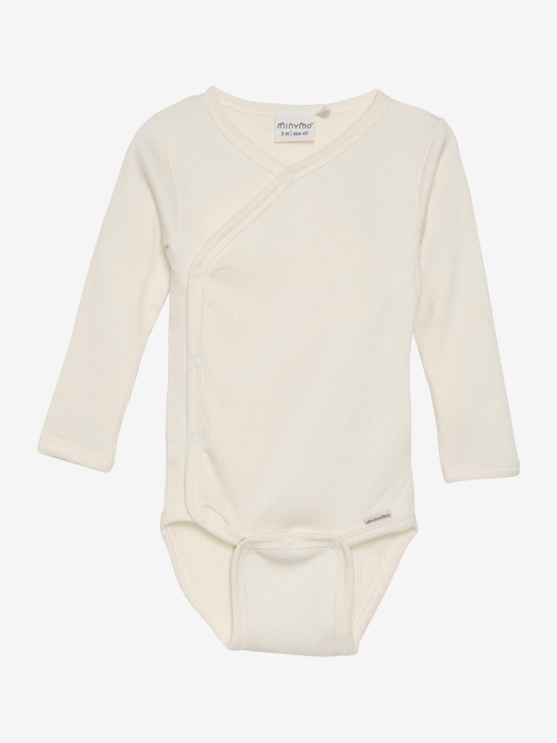 Bequemer und dehnbarer Body mit langen Ärmeln von Minymo.