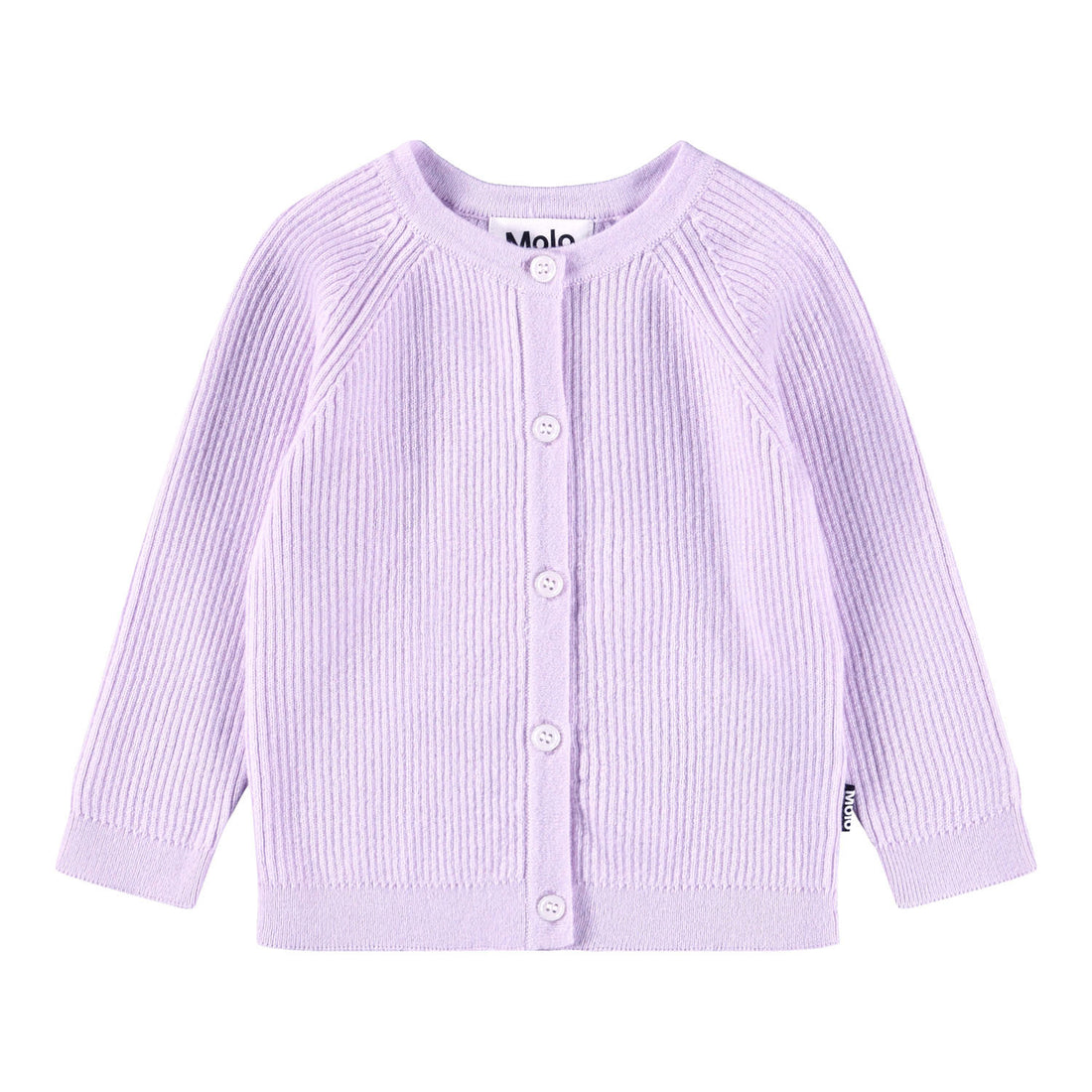 Molo - Strickjacke für Babys mit Smiley (vorne)