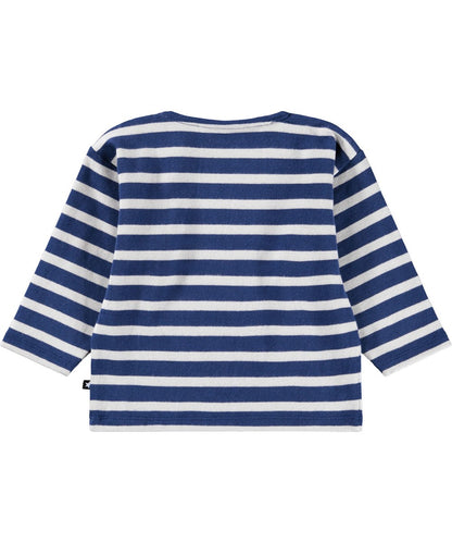Molo - Langarmshirt in blau gestreift für Kinder/ Jungen