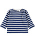 Molo - Langarmshirt in blau gestreift mit Smiley für Kinder/ Jungen