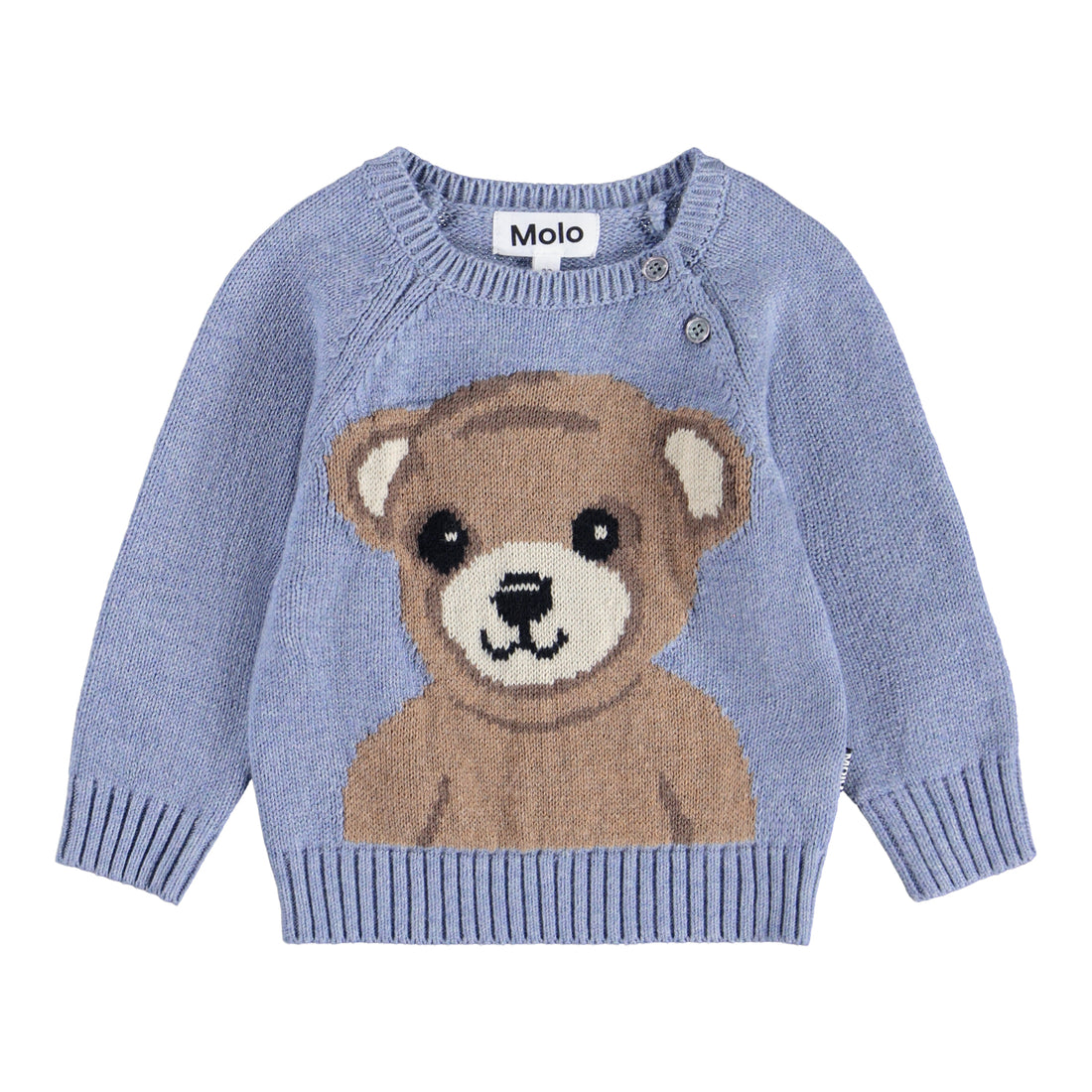 Molo - Strickpullover „Toy Bear“ vorne für Kinder/Babys