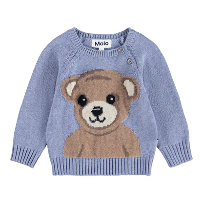 Molo - Strickpullover „Toy Bear“ vorne für Kinder/Babys