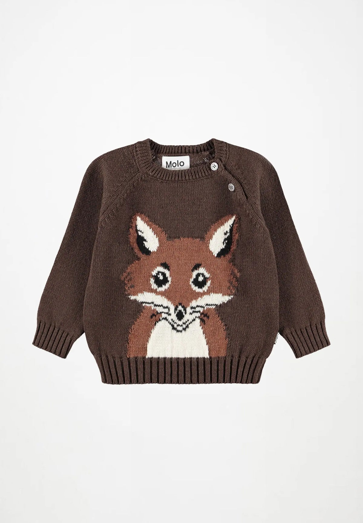 Molo - Baby Pullover Baumwolle (Bio) Fuchsmotiv
