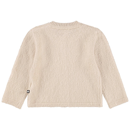 Molo - Baby Strickjacke aus Wolle beige