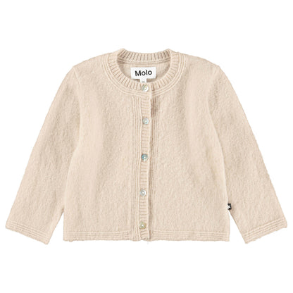 Molo - Baby Strickjacke aus Wolle beige