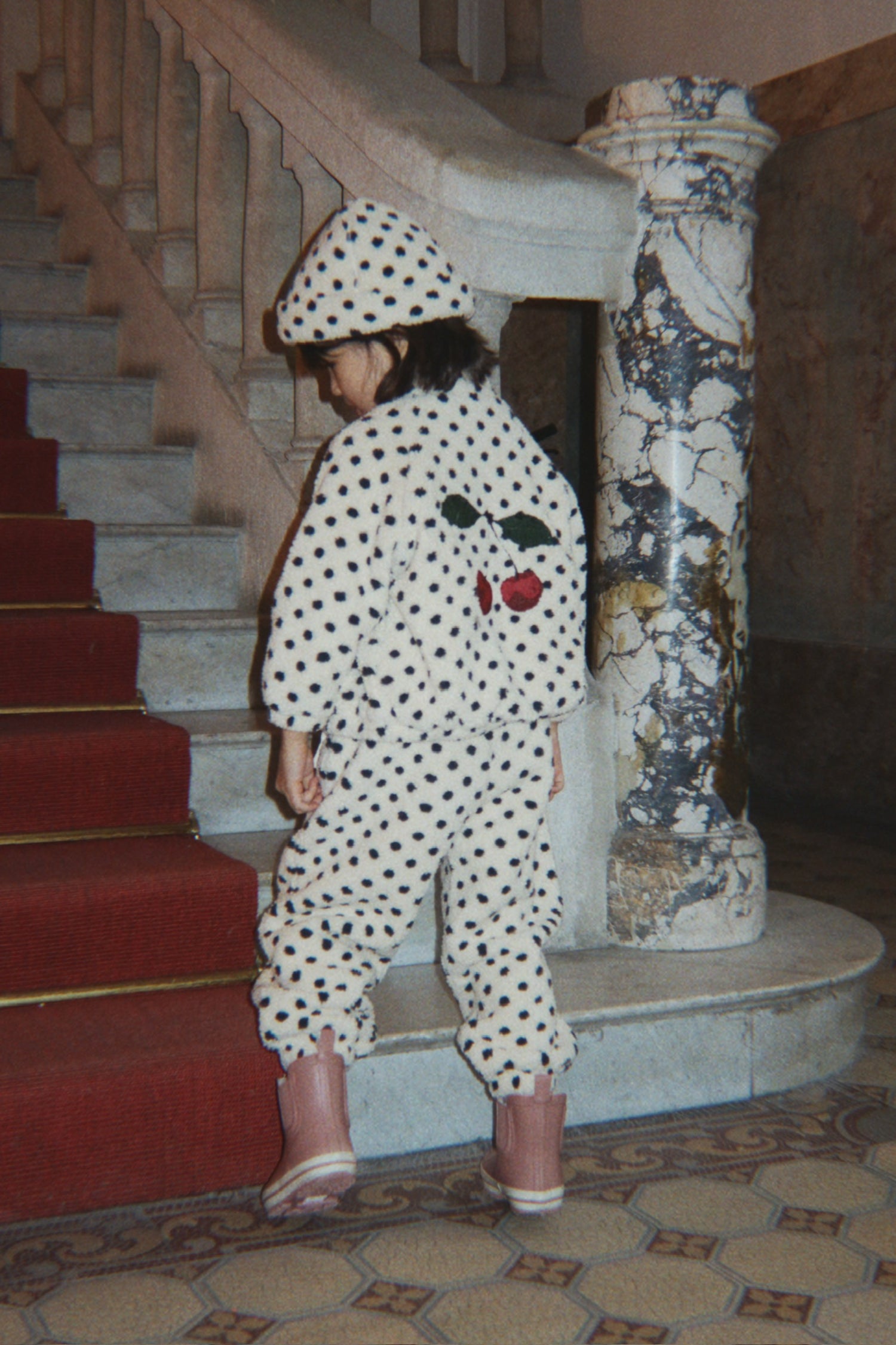 Konges Slojd - Jody Baby Teddyjacke Punkte