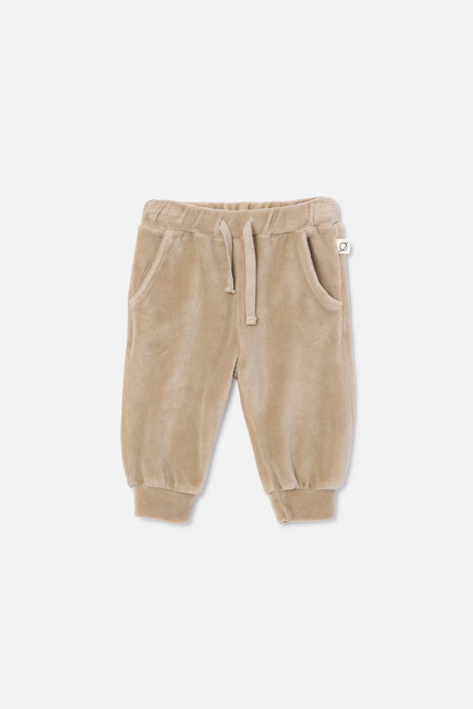 Süße Babyhose aus Velour von My Little Cozmo ist extra weich, warm und perfekt für Herbst und Winter.
