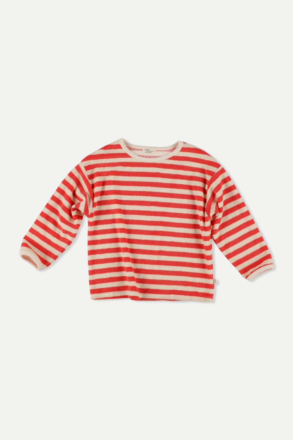 My Little Cozmo -  Kinder Langarmshirt Frottee getsreift rot