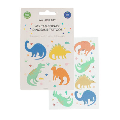 Packung mit einem Bogen mit 8 Tattoos zum Ausschneiden und Anbringen.