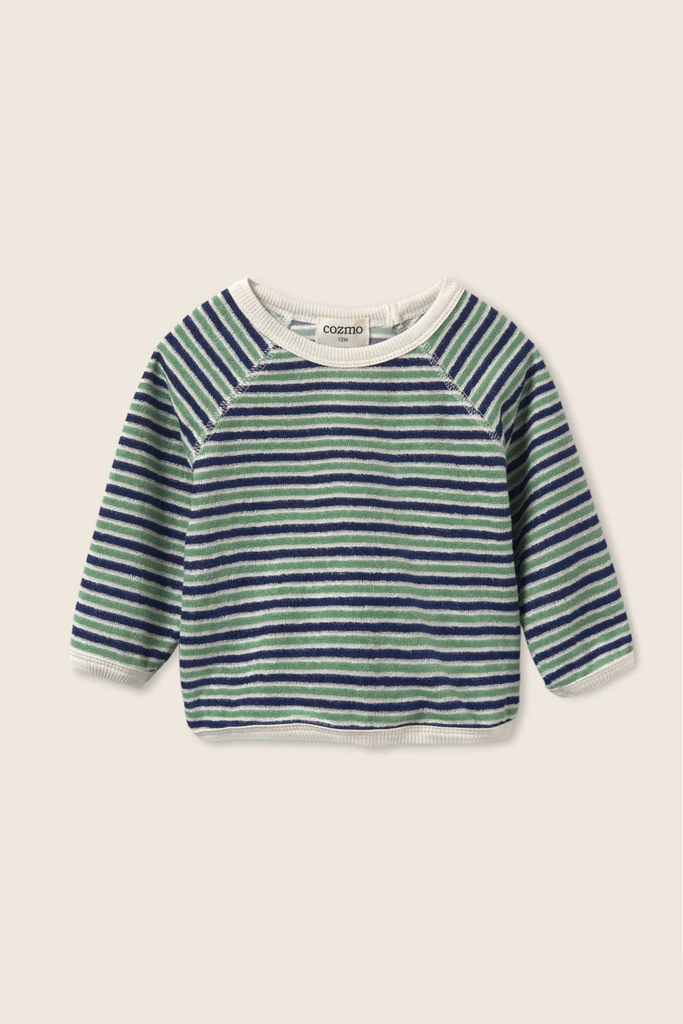 My Little Cozmo - Baby Langarmshirt FENIX blau-grün