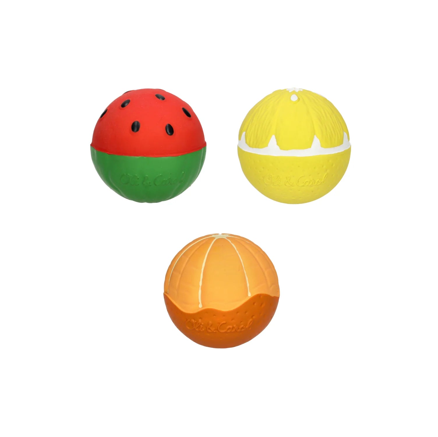 Oli &amp; Carol -  Fruit Salad Baby Bälle 3-er Set