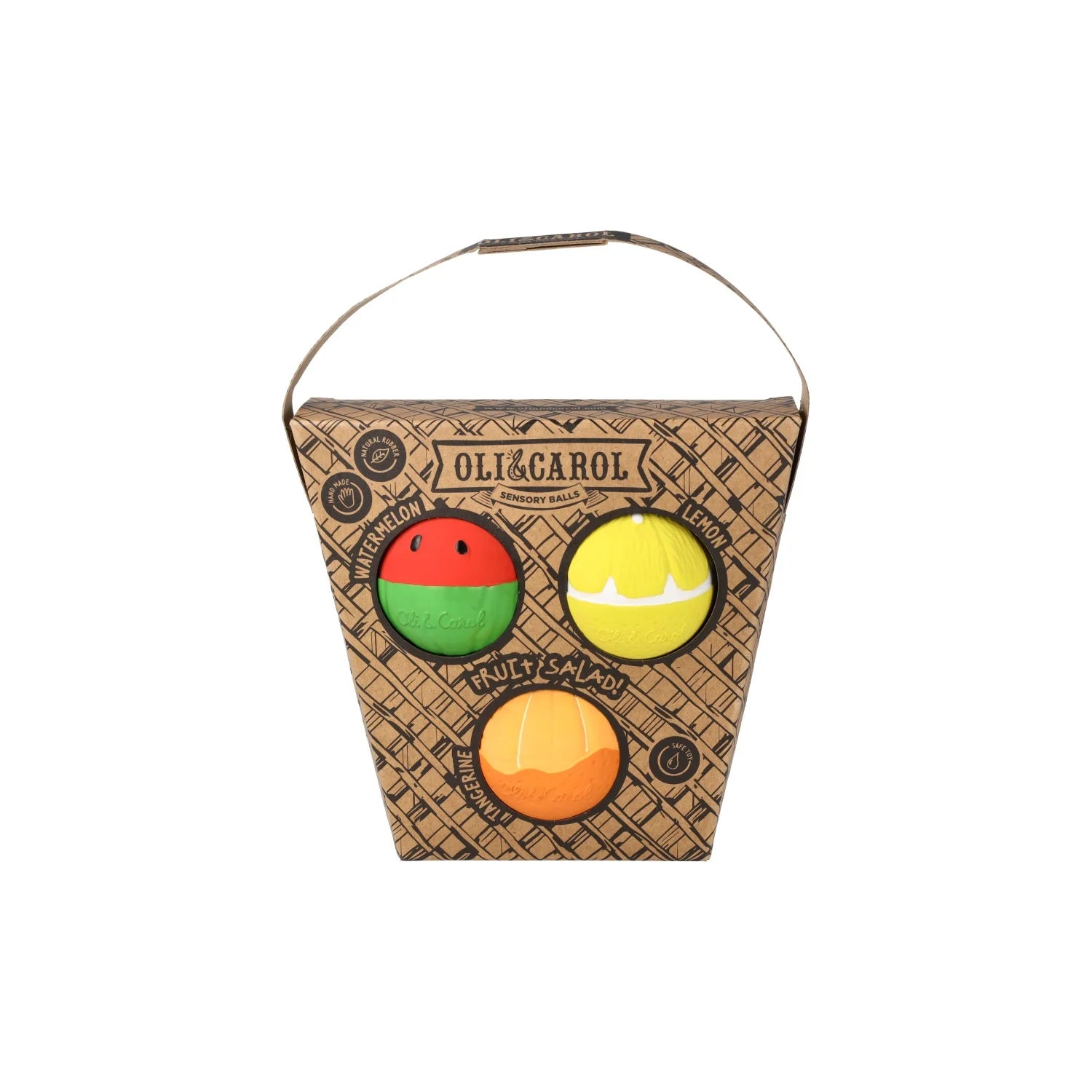 Oli &amp; Carol -  Fruit Salad Baby Bälle 3-er Set