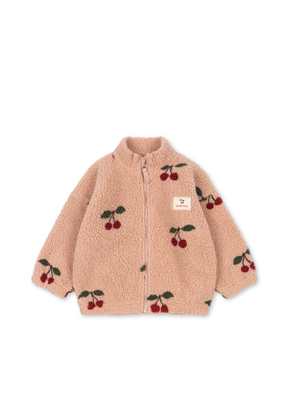 Konges Slojd - Jody Baby Teddyjacke Kirschen