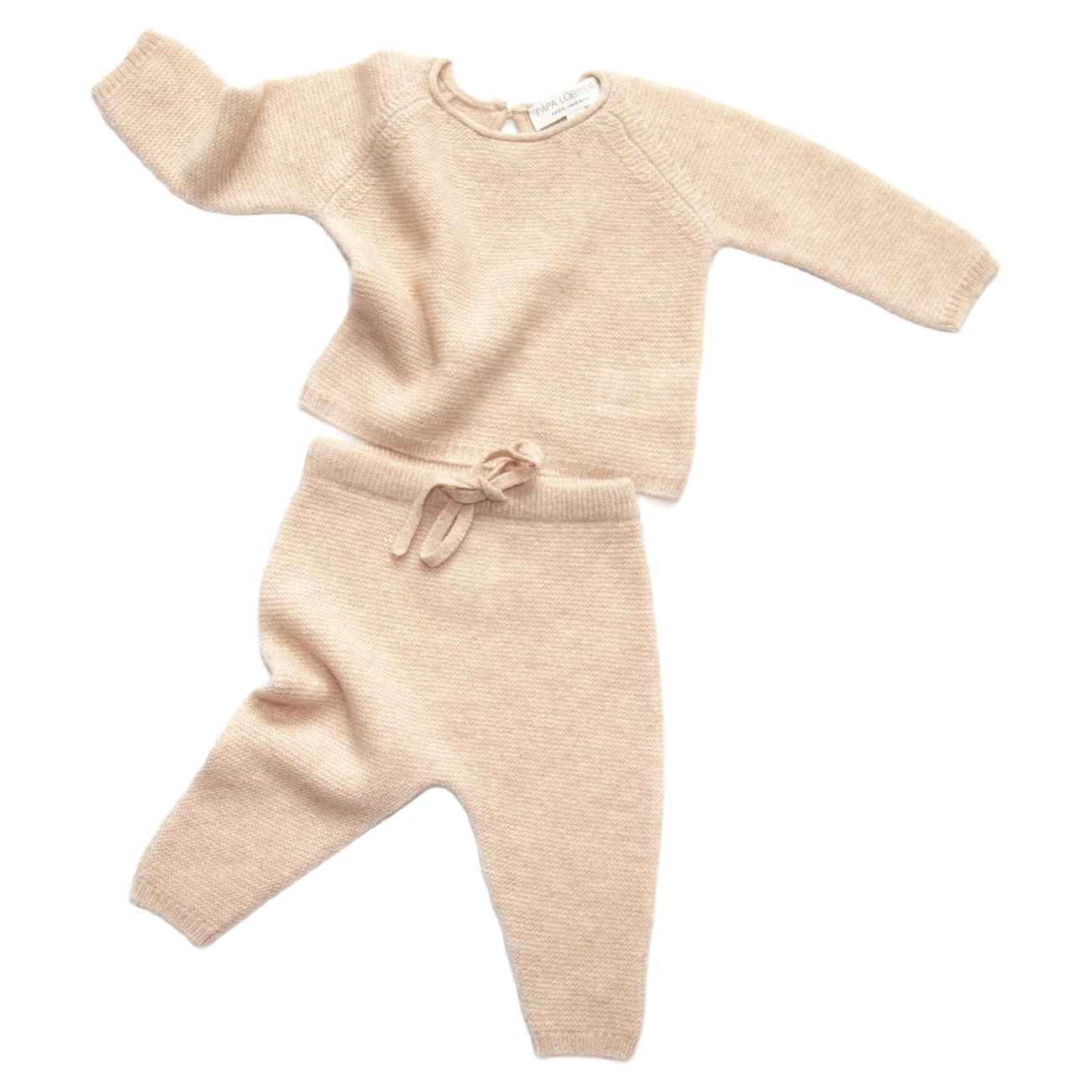 Papa Lobster - Cashmere Babyset rosa