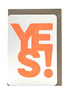 Passerelle design - Grusskarte Hip "Yes"