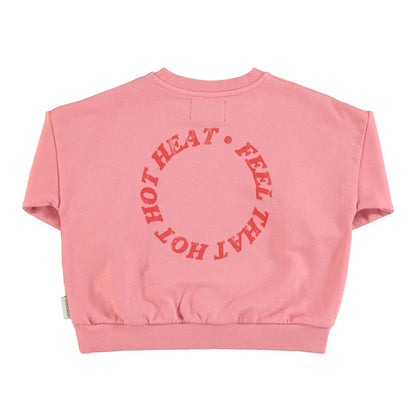Piupiuchick - Kinder Sweatshirt pink Herz