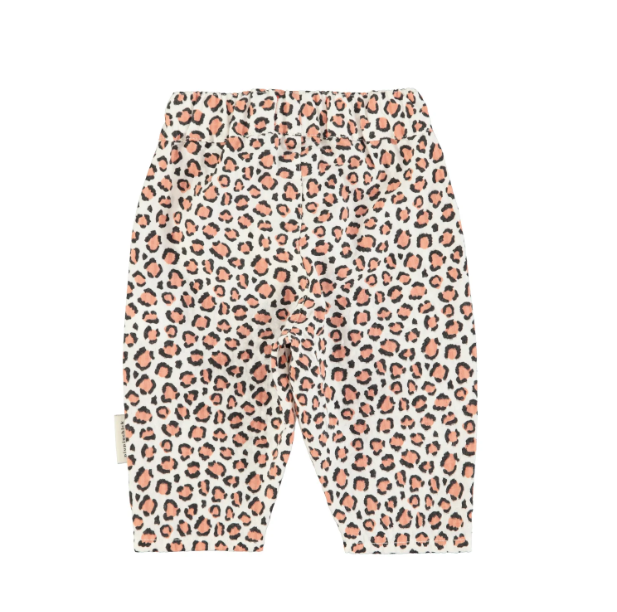 Piupiuchick - Baby Hose Leopard natur MINI &amp; ME