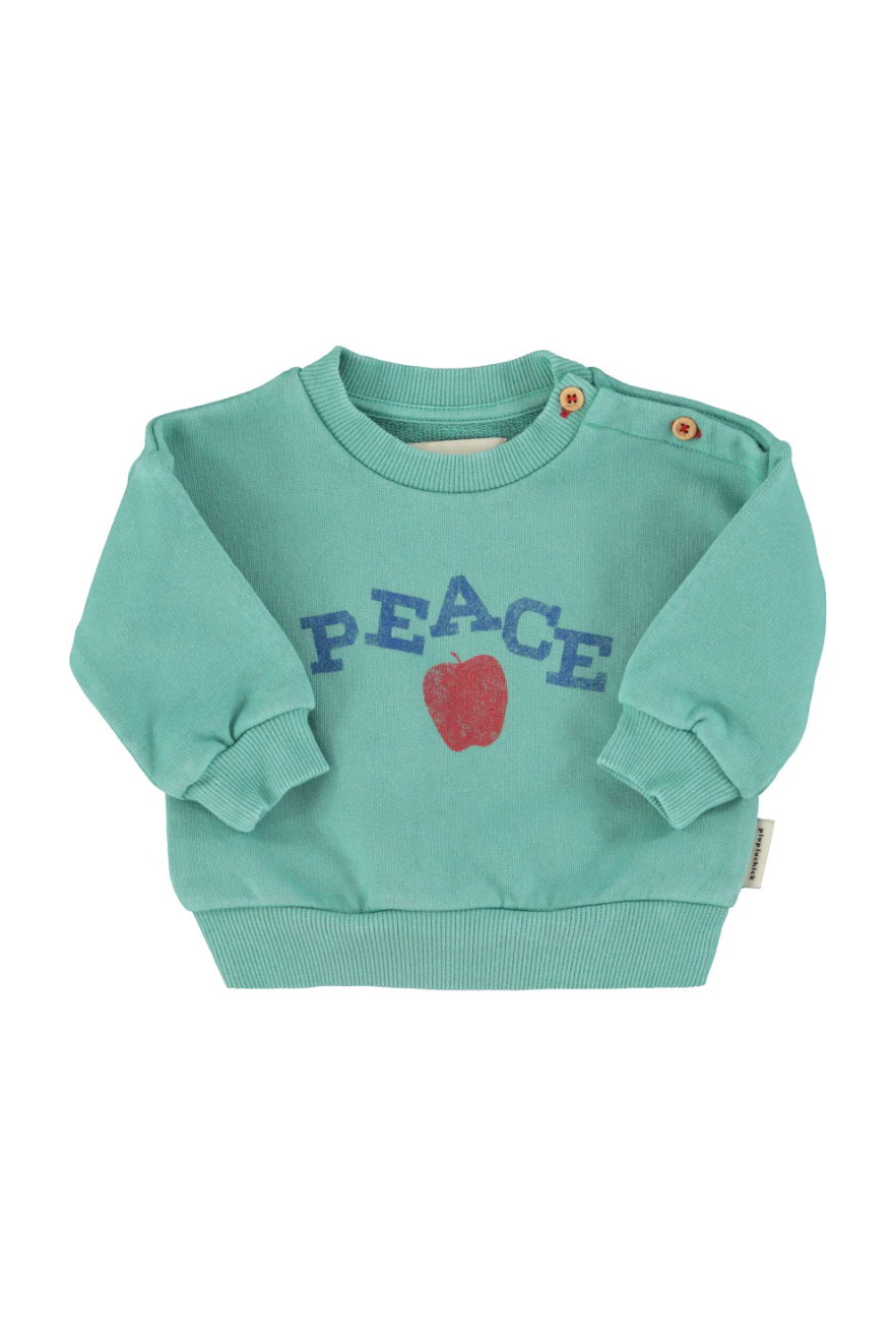 Piupiuchick - Baby Langarmshirt "peace" Baumwolle (Bio)