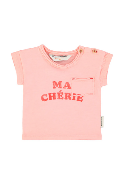 Piupiuchick - Baby T-Shirt "Ma chérie" Baumwolle