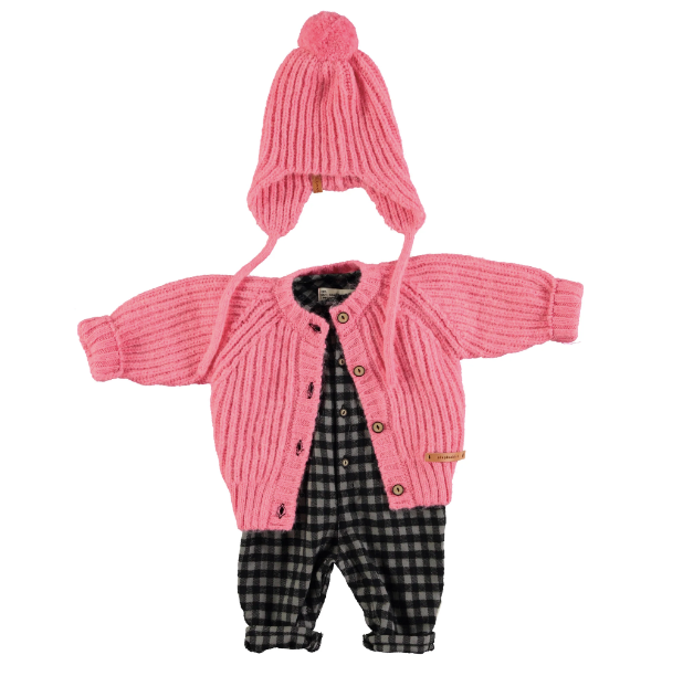 Piupiuchick - Baby Strickjacke rosa