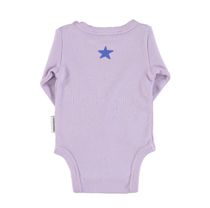 Piupiuchick - Babybody flieder Meeresmuster - AURYN Shop