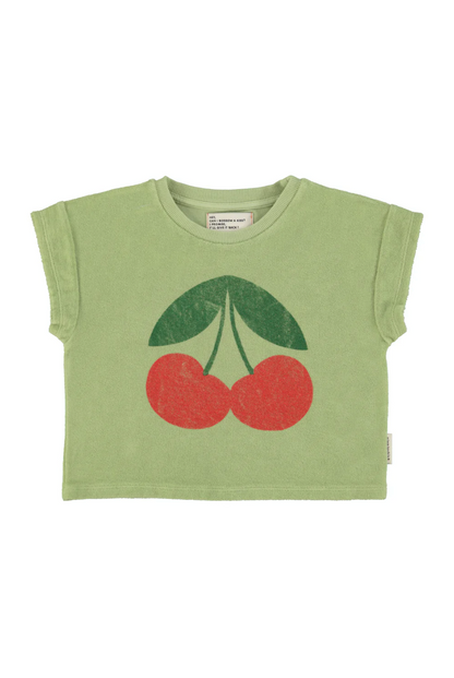 Piupiuchick - Kinder T-Shirt "Cherry" Baumwolle (Bio)