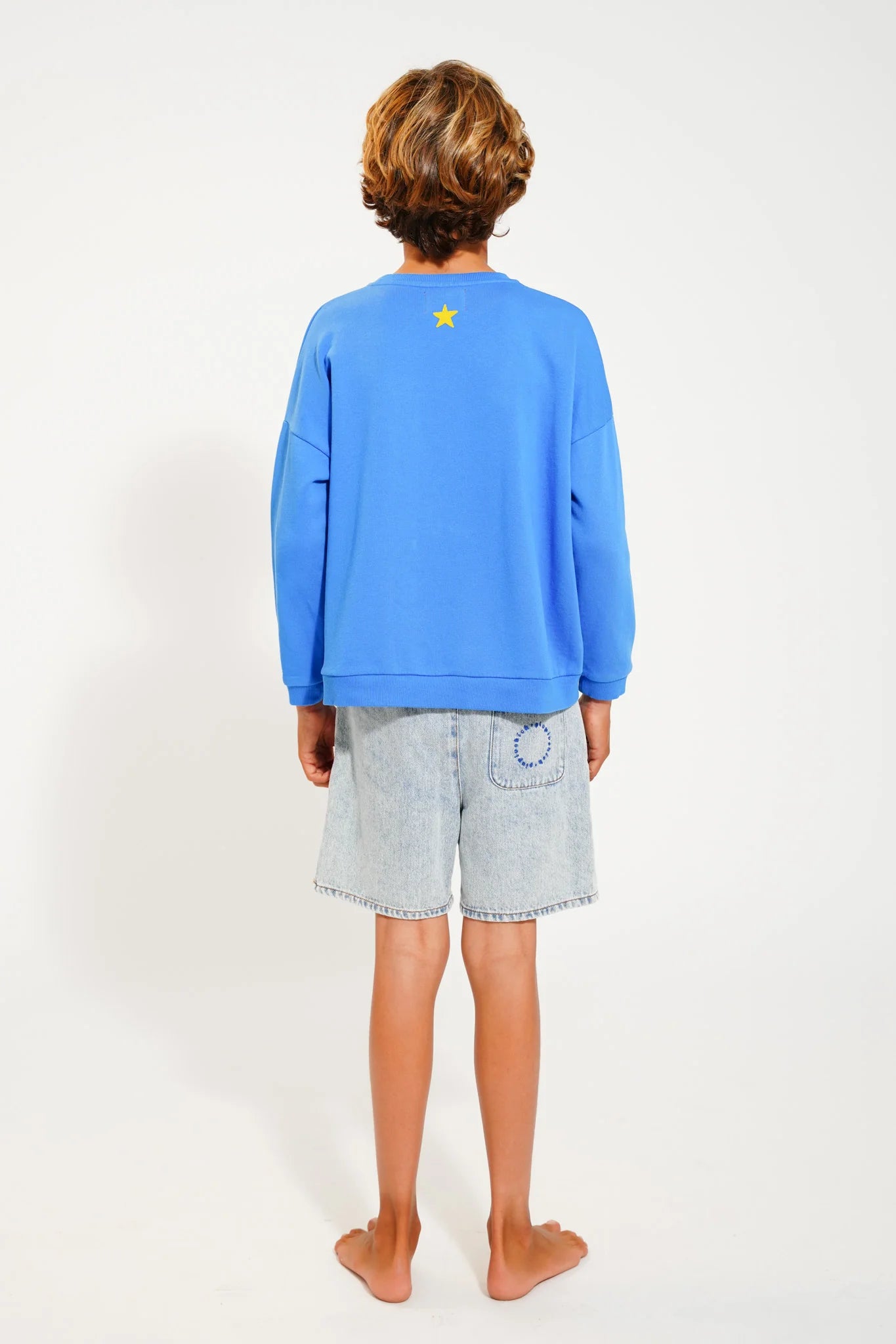 Piupiuchick - Kinder Sweatshirt Fanstastic blau MINI &amp; ME