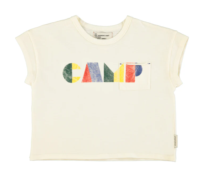 Cooles T-Shirt aus Baumwolle mit Aufdruck für Mädchen und Jungen von Piupiuchick.