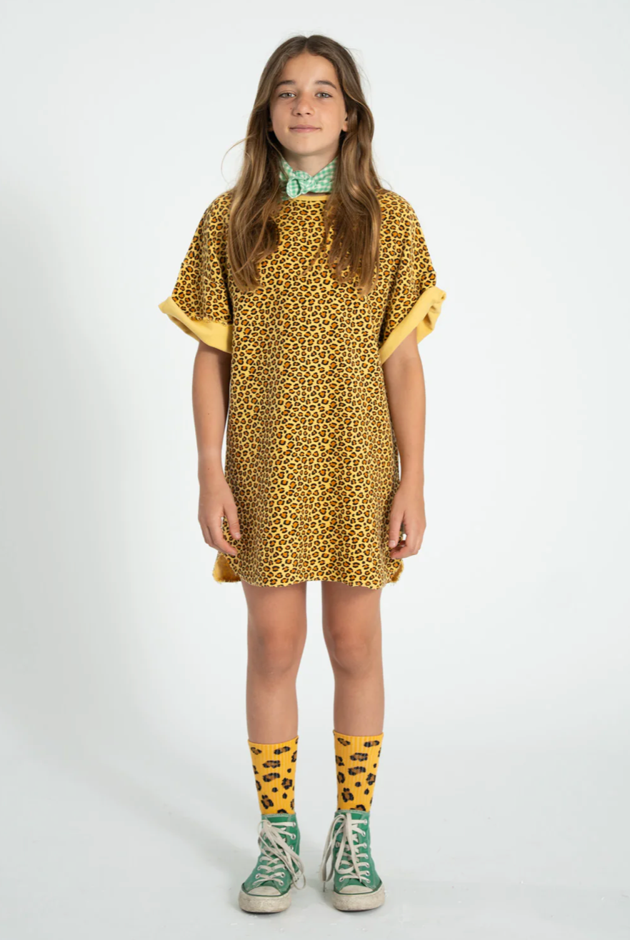 Piupiuchick - Kinder Kleid "Animalprint" Baumwolle (Bio)